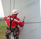 Inspection and maintenance by rope access techniques