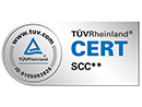 TÜV Rheinland – Zertifikat BS SCC